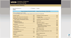 Desktop Screenshot of phonedir.uccs.edu